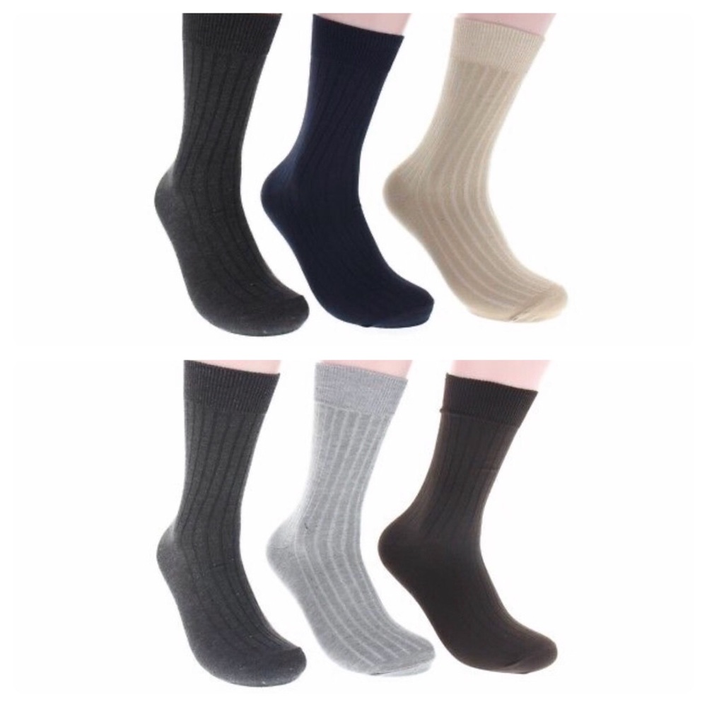 (6 Pairs) Men’s Dress Socks